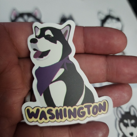 ♠️10/$10♠️ Cute Husky Stickers - Picture 2 of 6